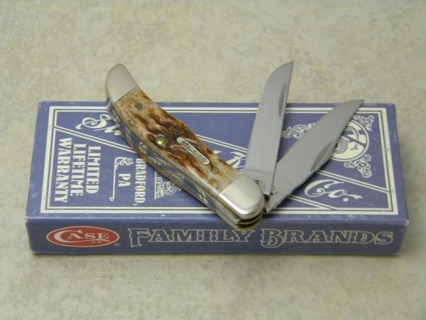 Standard Knife Co. USA (Case Family Brand) 2010 Bone TH62165 SS Tiny Folding Hunter Knife in Box Standard Knife Co. USA (Case Family Brand) 2010 Bone TH62165 SS Tiny Folding Hunter Knife in Box