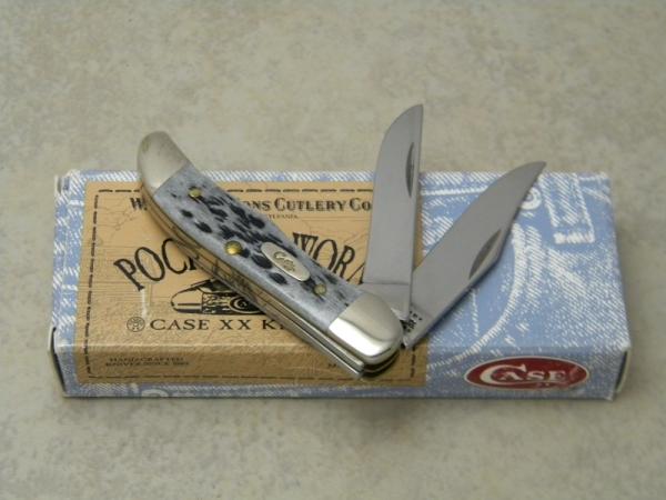 Case XX USA 2001 Pocket Worn Old Black Bone TH62165 SS Tiny Folding Hunter Knife in Box Case XX USA 2001 Pocket Worn Old Black Bone TH62165 SS Tiny Folding Hunter Knife in Box