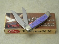 Case XX USA 2012 Ultra Violet Bone TH62165 SS Tiny Folding Hunter Knife in Box Case XX USA 2012 Ultra Violet Bone TH62165 SS Tiny Folding Hunter Knife in Box