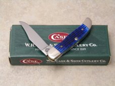 Case XX USA 2003 Blue Bone TH61165 SS Tiny Folding Hunter Knife in Box Case XX USA 2003 Blue Bone TH61165 SS Tiny Folding Hunter Knife in Box