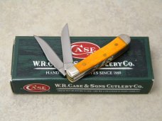 Case XX USA 2009 Persimmon Orange Bone 62154W SS Wharncliffe Tiny Trapper Knife in Box Case XX USA 2009 Persimmon Orange Bone 62154W SS Wharncliffe Tiny Trapper Knife in Box