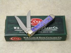 Case XX USA 2009 Ultra Violet Bone 62154W SS Wharncliffe Tiny Trapper Knife in Box Case XX USA 2009 Ultra Violet Bone 62154W SS Wharncliffe Tiny Trapper Knife in Box