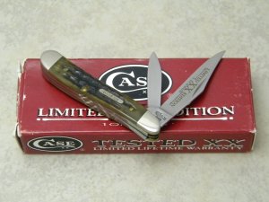 Case XX USA 1996 Green Bone 6220 SS Limited Edition 1 of 2500 Peanut Knife in Box