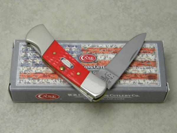 Case XX USA 2012 61225L Jigged Red Lockback Knife in Box Case XX USA 2012 61225L Jigged Red Lockback Knife in Box