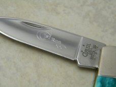 Case XX USA 2005 61225L Jade Bone "1st Run" Lockback Knife in Box
