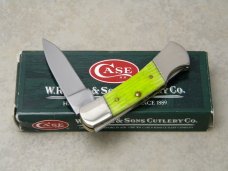 Case XX USA 2009 61225L Lime Green Bone "1st Run" Lockback Knife in Box Case XX USA 2009 61225L Lime Green Bone "1st Run" Lockback Knife in Box