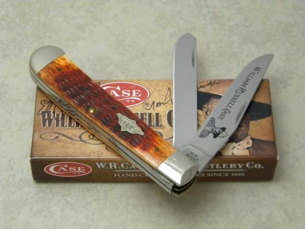 W.R. Case USA 2007 Chestnut Bone 6254 SS "1st Run" Trapper Knife in Box W.R. Case USA 2007 Chestnut Bone 6254 SS "1st Run" Trapper Knife in Box