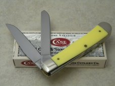 Case XX USA 2004 Yellow 6254 CV Trapper Knife in Box Case XX USA 2004 Yellow 6254 CV Trapper Knife in Box