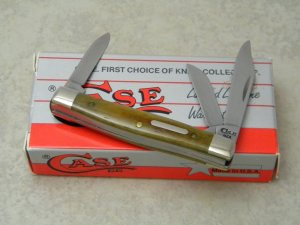 Case XX USA 1995 Smooth Bone 6333 SS Tiny Stockman Knife in Box
