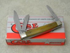 Case XX USA 1995 Smooth Bone 6333 SS Tiny Stockman Knife in Box Case XX USA 1995 Smooth Bone 6333 SS Tiny Stockman Knife in Box