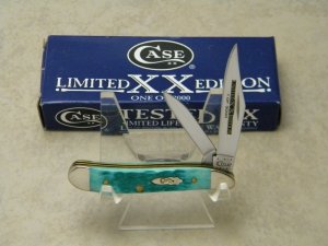 Case XX USA 2011 Sea Green Bone 6220 SS Limited Edition 1 of 3000 Peanut Knife in Box