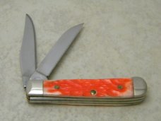 Case XX USA 2007 Salmon Bone 62154W SS Limited Edition Wharncliffe Tiny Trapper Knife in Box Case XX USA 2007 Salmon Bone 62154W SS Limited Edition Wharncliffe Tiny Trapper Knife in Box