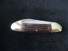 PARKER CUT CO BROWN BONE KAYAK CANOE KNIFE STOCK # 92 PARKER CUT CO BROWN BONE KAYAK CANOE KNIFE STOCK # 92
