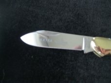 PARKER CUT CO BROWN BONE KAYAK CANOE KNIFE STOCK # 92 PARKER CUT CO BROWN BONE KAYAK CANOE KNIFE STOCK # 92