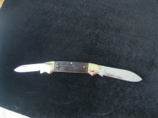PARKER CUT CO BROWN BONE KAYAK CANOE KNIFE STOCK # 92 PARKER CUT CO BROWN BONE KAYAK CANOE KNIFE STOCK # 92