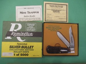 Remington 1991 Silver Bullet Brown Bone Mini Trapper Pattern # R1178