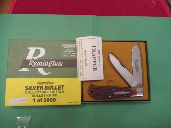 Remington Silver Bullet 1989 Brown Bone Trapper Pattern # R1128
