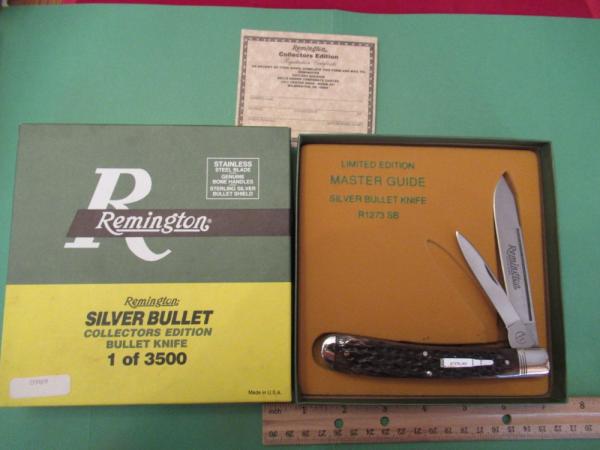 Remington Silver Bullet 1995 Brown Bone Master Guide Pattern # R1273