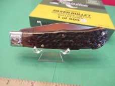 Remington Silver Bullet Brown Bone Scrolled Bolsters Tracker Pattern # R1306SB