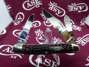 Case XX (40-64) Red jigged Bone stockman 6347PE For Flesh Only