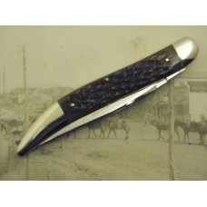 Schatt & Morgan, Keystone Series X, Woodland Root Beer bone Toothpick, #041120: 2000 Schatt & Morgan, Keystone Series X, Woodland Root Beer bone Toothpick, #041120: 2000