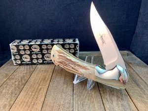 Viper Of Italy Technocut Inox  Stag Large Model 4 3/4” Closed OAL