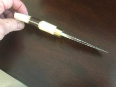 USA maker, hand forged, stout-small game fixed blade, easy to carry, sheath. USA maker, hand forged, stout-small game fixed blade, easy to carry, sheath.