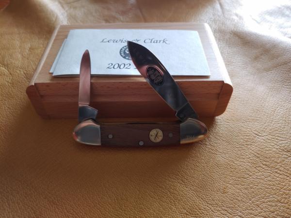 Boker Germany 2002 Lewis & Clark Canoe Pocketknife / Limited Edition