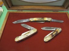 Case XX 75th Anniversary Canoe Set Patterns # 5394, 53131 & 52131 Case XX 75th Anniversary Canoe Set Patterns # 5394, 53131 & 52131