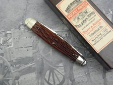 Schatt & Morgan, Keystone Series I, Peach Seed Bone Sleeveboard Pen, #042103: 1991 Schatt & Morgan, Keystone Series I, Peach Seed Bone Sleeveboard Pen, #042103: 1991