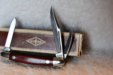 Western W 244 Circle I wood handle 1980's before Camillus Western W 244 Circle I wood handle 1980's before Camillus