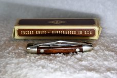 Western W 244 Circle I wood handle 1980's before Camillus Western W 244 Circle I wood handle 1980's before Camillus