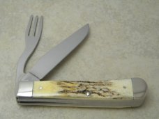 Case XX USA 1 Dot (1999) Vintage Stag V5254 HB SS Take Apart Hobo Trapper Knife in Tin Box Case XX USA 1 Dot (1999) Vintage Stag V5254 HB SS Take Apart Hobo Trapper Knife in Tin Box