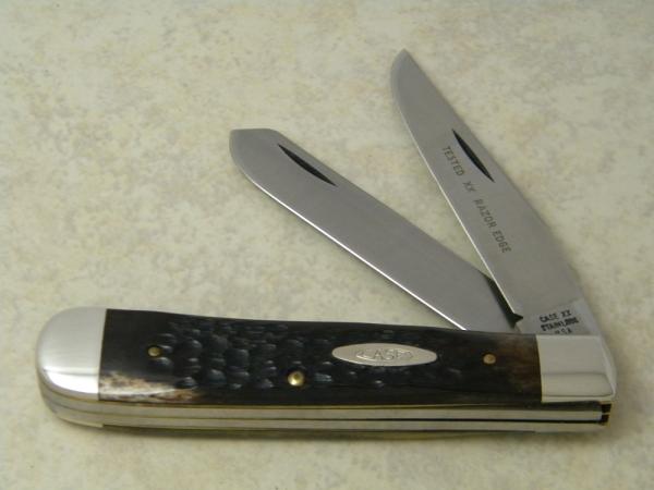 Case XX Stainless USA 1 Dot (1979) Pretty Bone 6254 SSP Tested XX Razor Edge Trapper Knife Case XX Stainless USA 1 Dot (1979) Pretty Bone 6254 SSP Tested XX Razor Edge Trapper Knife