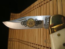 SCHRADE+ USA NOS VINTAGE 2004 HEAVY STAG HORN 100 YEAR 1904-2004 LOCK BACK POCKET KNIFE & FELT CASE SCHRADE+ USA NOS VINTAGE 2004 HEAVY STAG HORN 100 YEAR 1904-2004 LOCK BACK POCKET KNIFE & FELT CASE