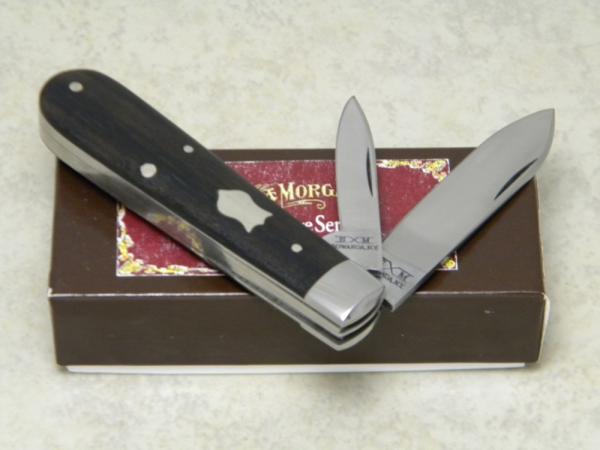 Schatt & Morgan Gowanda NY Heritage Series Ebony No. 1193 Jack Knife in Box c.2011
