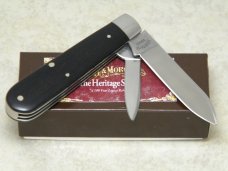 Schatt & Morgan Gowanda NY Heritage Series Ebony No. 1193 Jack Knife in Box c.2011