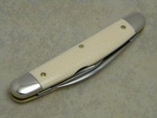 Tidioute Cutlery USA GEC 620220 Unicorn Ivory Acrylic Congress Knife in Tube