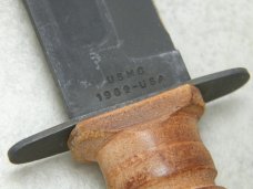 Case XX Bradford, PA USMC 1989 USA U.S. Marine Corps Stacked Leather Combat Knife in Box Case XX Bradford, PA USMC 1989 USA U.S. Marine Corps Stacked Leather Combat Knife in Box