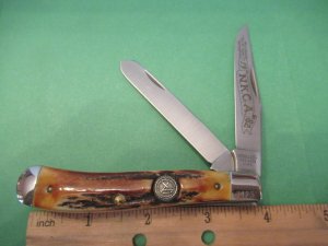 Schrade Cutlery Stag  Trapper Made For The NKCA 