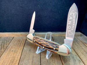 A.G. Russell Stag Canoe. 50 Year Old Made in Germany Most Likely the Bertram Cutlery Company