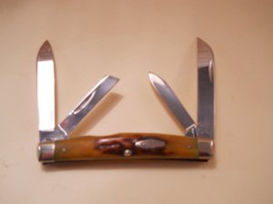 Rare Case 10 Dot Congress Transition Knife Stag 54052 