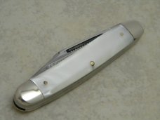 Schmidt & Ziegler German Bull Solingen Germany 5133 Imitation Pearl "El Toro" Stockman Knife Schmidt & Ziegler German Bull Solingen Germany 5133 Imitation Pearl "El Toro" Stockman Knife