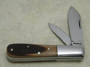 Vintage Kabar Saw Cut Delrin Spear Master Barlow Knife Pre-1963