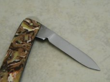 Vintage Imperial Prov. RI Marbled Celluloid Large Pen Knife with Shield c.1936-1952 Vintage Imperial Prov. RI Marbled Celluloid Large Pen Knife with Shield c.1936-1952