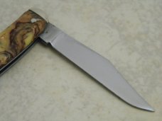 Vintage Imperial Prov. RI Marbled Celluloid Large Pen Knife with Shield c.1936-1952 Vintage Imperial Prov. RI Marbled Celluloid Large Pen Knife with Shield c.1936-1952