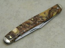 Vintage Imperial Prov. RI Marbled Celluloid Large Pen Knife with Shield c.1936-1952 Vintage Imperial Prov. RI Marbled Celluloid Large Pen Knife with Shield c.1936-1952