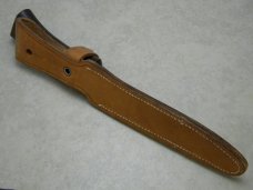 Western Stainless USA S-W766 Wood Filet Fixed Blade Knife & Leather Sheath
