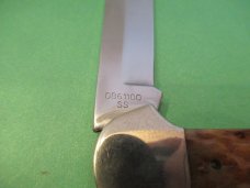 Case XX USA 1991 Dark Brown Saddle Horn Pattern # DB1100 SS For NKCA