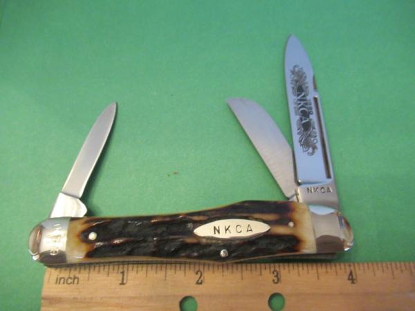 Kissing Crane Stag Handle Whittler For NKCA